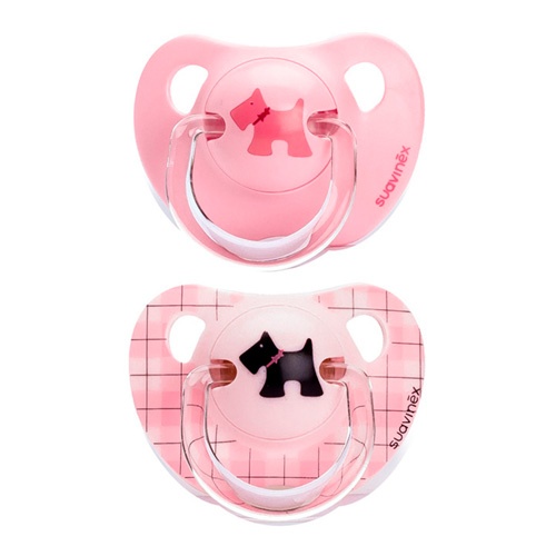 CHUPETE LATEX T ANATOMICA - SUAVINEX (+ 6 MESES ROSA 2 U)