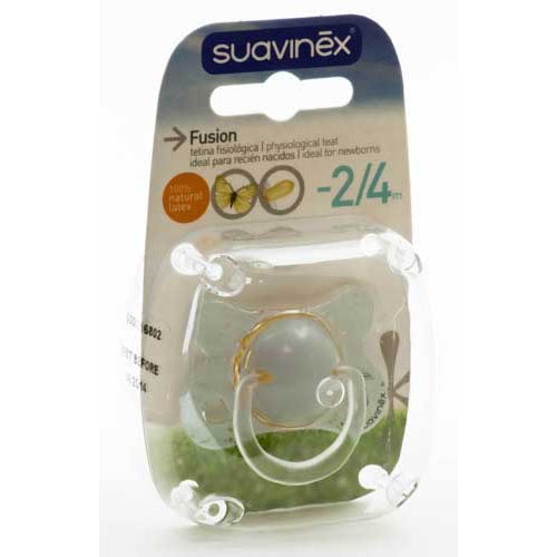 CHUPETE LATEX T FISIOLOGICO - SUAVINEX FUSION (2 -4 MESES 1 U)