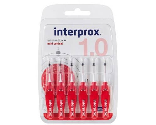 CEPILLO ESPACIO INTERPROXIMAL - INTERPROX (MINI CONICO 6 U)