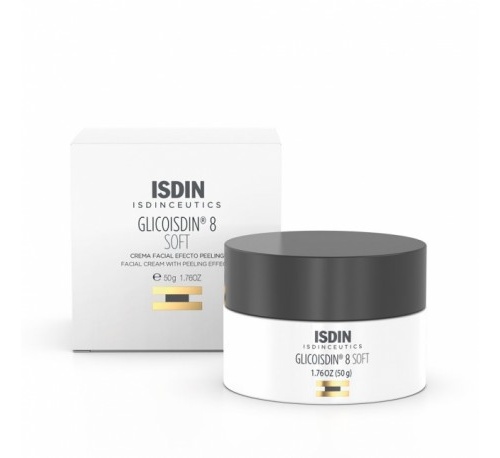Isdinceutics glicoisdin 8 soft crema facial efecto peeling (1 envase 50 ml)