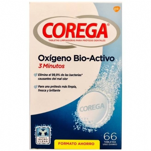 COREGA 3 MINUTOS - LIMPIEZA PROTESIS DENTAL (60 TABLETAS)