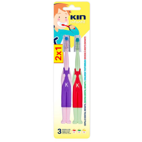 Kin cepillo infantil 2x1