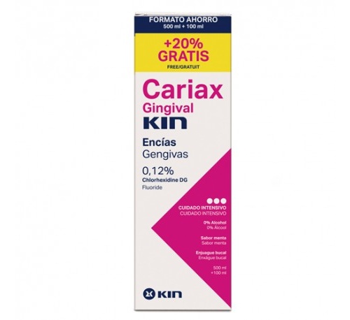 CARIAX GINGIVAL ENJUAGUE BUCAL (500 ML+ 100 ML)