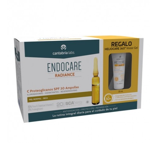 Endocare c proteoglicanos spf30 - ampollas antioxidantes hidratantes iluminadoras regeneradoras (30 