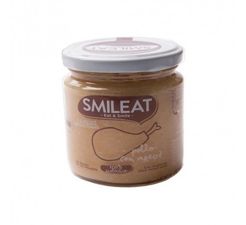 Smileat tarrito pollo con arroz eco 230 g