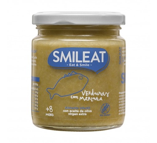 Smileat tarrito verduras con merluza eco 230 g