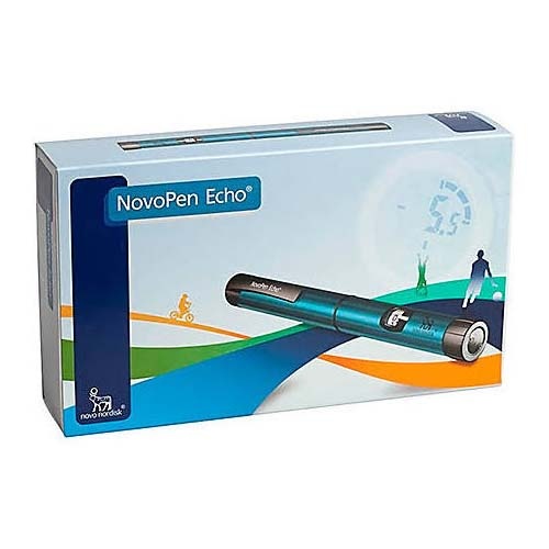 Pluma dosificadora insulina - novopen echo (azul)