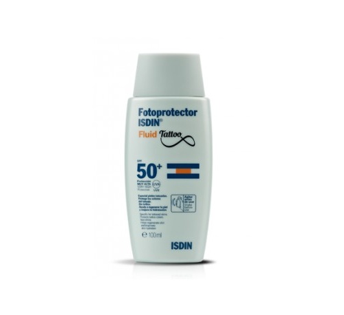 FOTOPROTECTOR ISDIN FLUID TATOO SPF-50+ (100 ML)