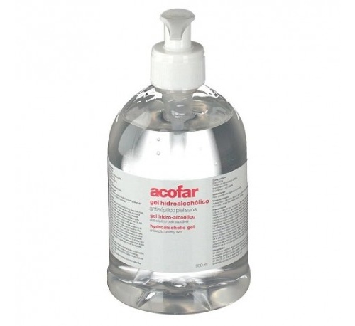 Acofar gel higienizante de manos c/dosif 500ml