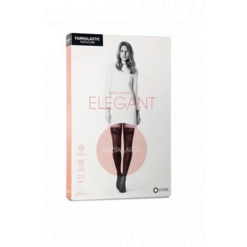 Media larga (a-f) comp ligera - farmalastic novum elegant (canela t- 2)