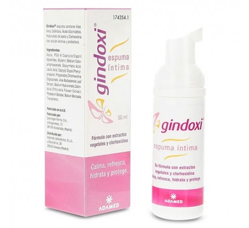 GINDOXI ESPUMA HIGIENE INTIMA (50 ML)