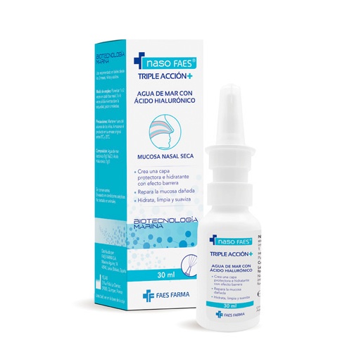 Naso faes triple accion+ limpieza nasal (30 ml)