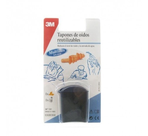 TAPONES OIDOS SILICONA - 3M AGUA (2 U)