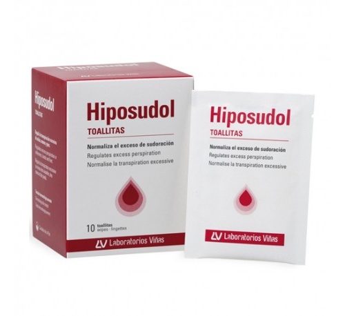 HIPOSUDOL TOALLITAS (3 ML 10 TOALLITAS)