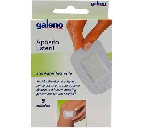 GALENO APOSITO ESTERIL ADHESIVO - APOSITO ESTERIL (10 X 10 CM 5 U)