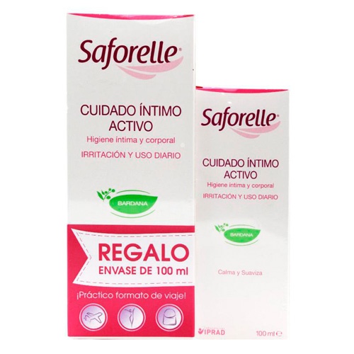 Saforelle cuidado intimo activo (1 envase 250 ml)