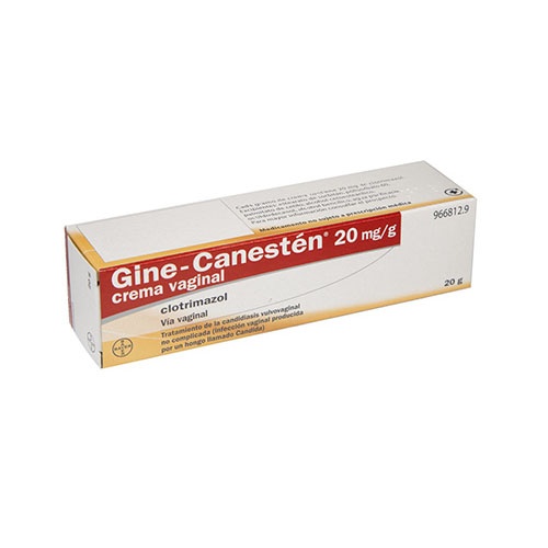 GINE-CANESTEN 20 mg/g CREMA VAGINAL , 1 tubo de 20 g