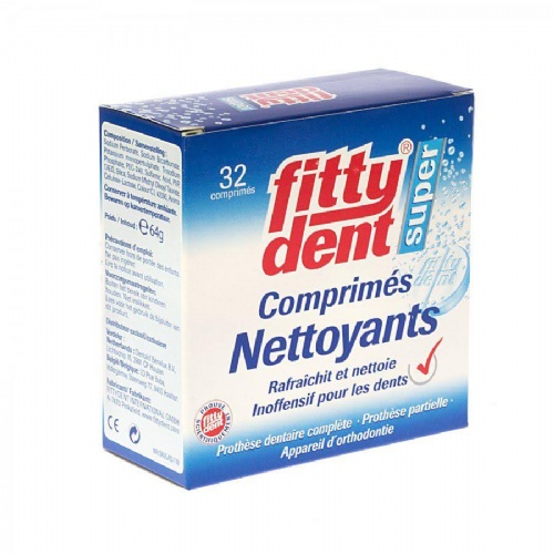 Fittydent limpiador 32 tabletas