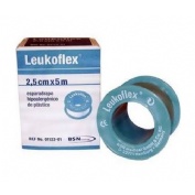 ESPARADRAPO HIPOALERGICO - LEUKOFLEX (5 X 2,5 CM 12 U)