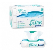 Dodot aqua pure toallitas humedas para bebes (144 u)