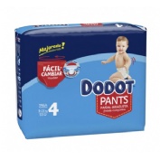 Pañal infantil - dodot pants (t- 4 9-15 kg 33 u)