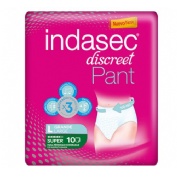 Indasec pant super absorb inc orina dia anat (t- l 10 absorb)