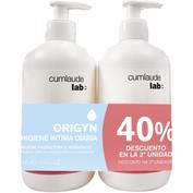 Cumlaude lab: origyn higiene intima diaria duplo 2âº 40% dto 2x500 ml
