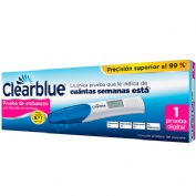 CLEARBLUE PRUEBA DIGITAL DE EMBARAZO - TEST DE EMBARAZO INDICADOR DE SEMANAS (1 PRUEBA)