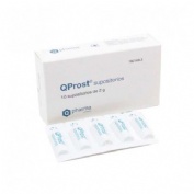 Qprost supositorios (10 supos)