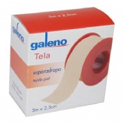 Esparadrapo - galeno tela (1 unidad 5 m x 1,5 cm color piel)
