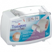 ESPARADRAPO HIPOALERGICO - TRANSPORE (PLASTIC PORTAR 5 M X 2,5 CM)