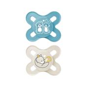 Chupete silicona fisiologico mam start 0 - 2 meses a pack doble - mam start