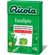 Ricola caramelos sin azucar  1 envase 50 g sabor eucaliptus
