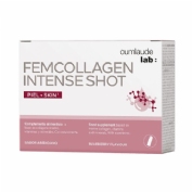 Cumlaude lab: femcollagen intense shot  7 viales 25 ml sabor arandano