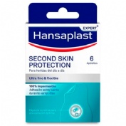 Hansaplast second skin protection  6 parches 73 mm x 36 mm