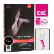 Mediven Elegance A-D Calcetin ccl 2 regular negro