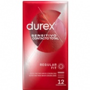 DUREX SENSITIVO CONTACTO TOTAL - PRESERVATIVOS (12 U)