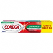 Corega crema extra fuerte adhesivo protesis dental 1 tubo 70 g sabor menta - adhesivo protesis denta