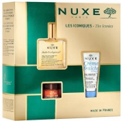 Nuxe pack los iconicos (huile prodigieuse 50 ml+ champu + reve miel labios)