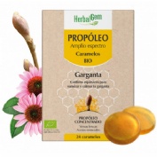 Herbalgem propoleo amplio esp bio 24 caramelos