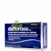 DAFLON 500 MG COMPRIMIDOS RECUBIERTOS CON PELÍCULA, 60 comprimidos