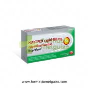 NUROFEN RAPID 400 mg CAPSULAS BLANDAS , 10 cápsulas