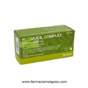 FLUIMUCIL COMPLEX 500 mg/200 mg COMPRIMIDOS EFERVESCENTES , 12 comprimidos