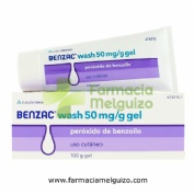 BENZAC WASH 50 MG/G GEL , 1 tubo de 100 g