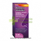 RHINOSPRAY ANTIALERGICO 1,18 MG/ML + 5,05 MG/ML SOLUCION PARA PULVERIZACION NASAL, 1 envase pulveriz