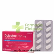 DOLOSTOP 650 MG COMPRIMIDOS , 20 comprimidos