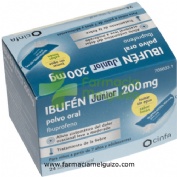 IBUFEN JUNIOR 200 MG POLVO ORAL, 24 sobres