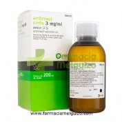 AMBROXOL CINFA 3 MG/ML JARABE EFG, Frasco de 200 ml (PET)