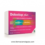 DOLOSTOP PLUS 500 MG/150 MG COMPRIMIDOS RECUBIERTOS CON PELICULA, 16 comprimidos