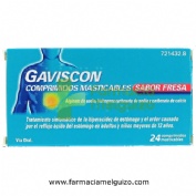 GAVISCON COMPRIMIDOS MASTICABLES SABOR FRESA,24 comprimidos